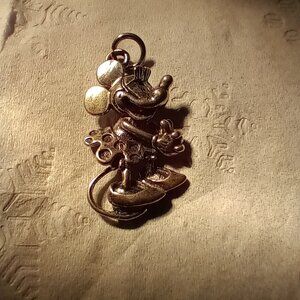 Minnie Mouse Sterling Charm